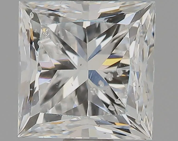 0.69 Carat F SI1 Princess Cut Diamond