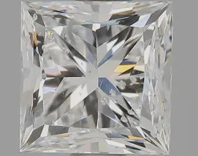 0.69 Carat F SI1 Princess Cut Diamond