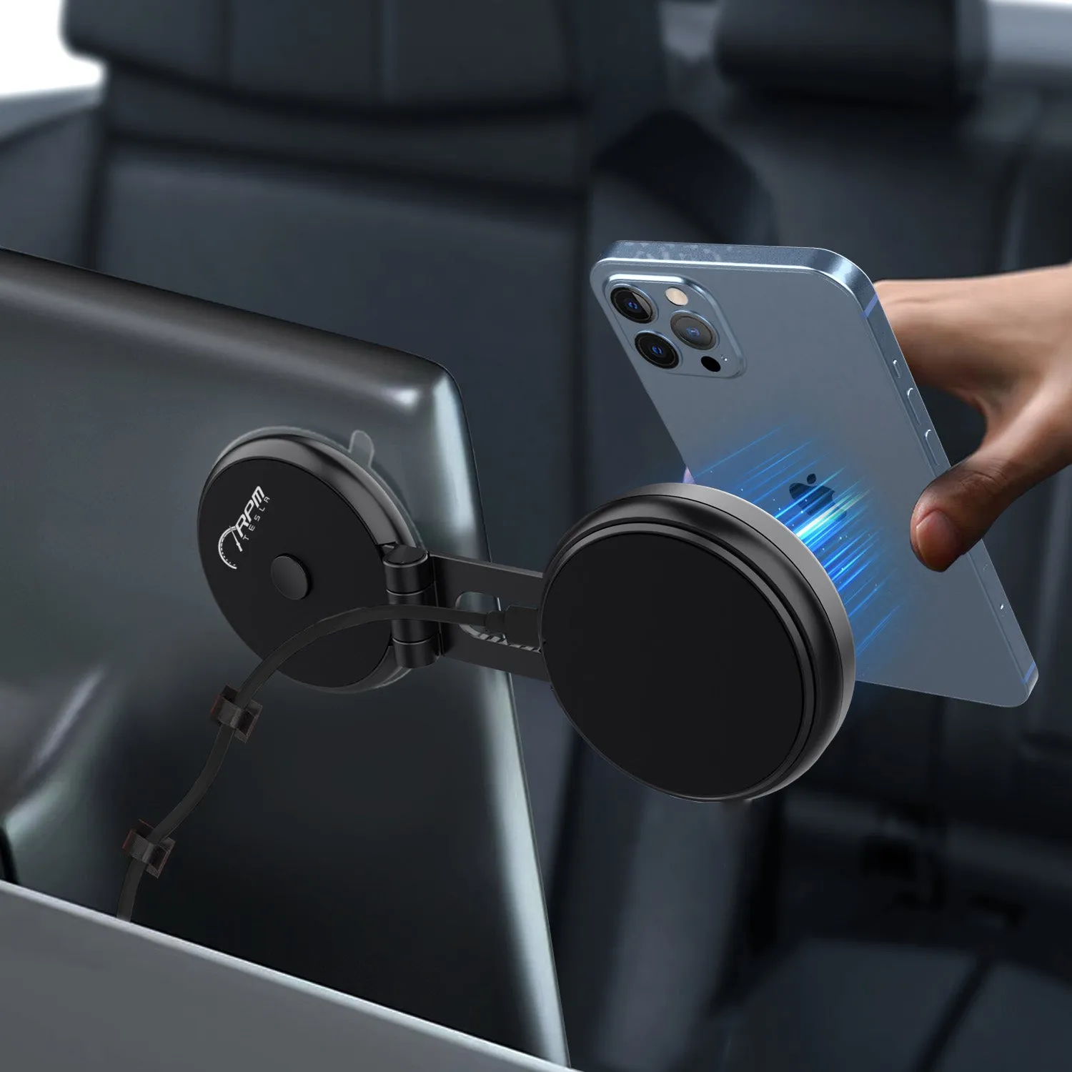 2021  | Model S & X Hideaway MagSafe 15W Fast Charging Smartphone Display Mount