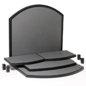 26-Piece Combination Jewelry Display Set in Steel Gray & Onyx