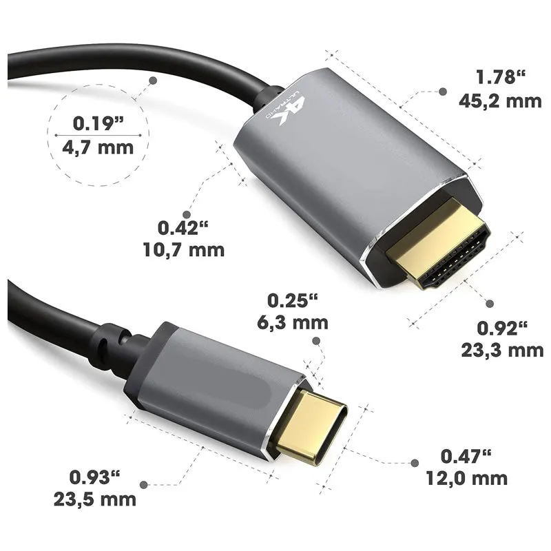 2M Type-C To Dp 4K Ultra Hd Q-Hd614
