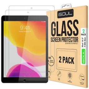 2X iPad 7 / iPad 8 Tempered Glass Screen Protector for iPad 8th / 7th Generation