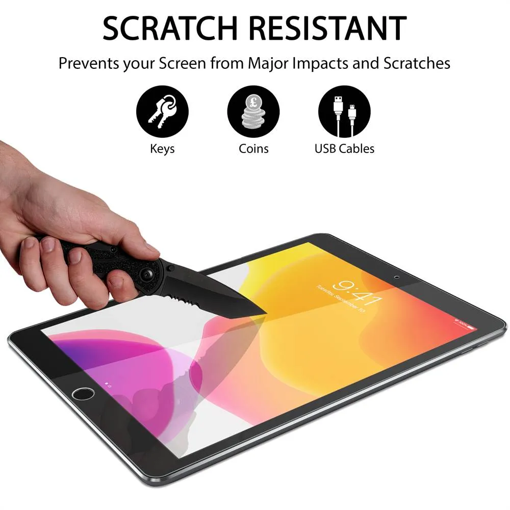 2X iPad 7 / iPad 8 Tempered Glass Screen Protector for iPad 8th / 7th Generation