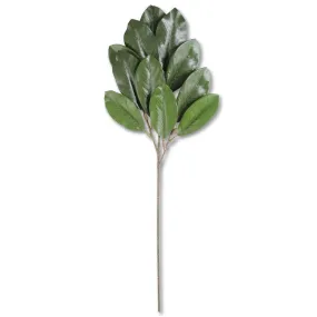 33in Green Magnolia Spray