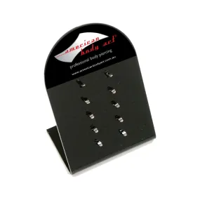 Acrylic display 10 clips jewe