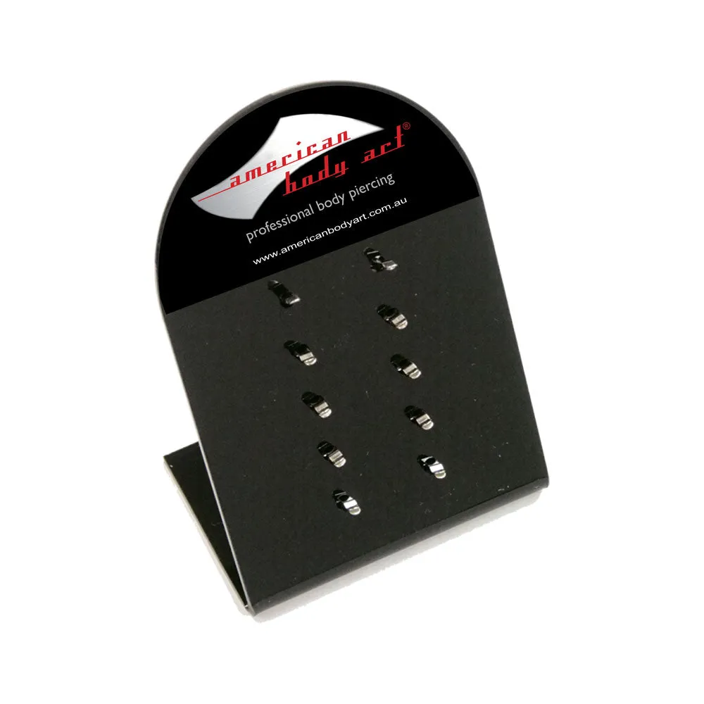 Acrylic display 10 clips jewe