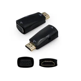 ADD-ON HDMI2VGAADPT ADDON HDMI MALE TO VGA FEMALE BLACK ACTIVE ADAPTER