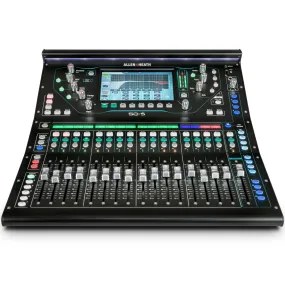 Allen & Heath SQ-5 Compact Digital Mixer, 96kHz XCVI FPGA processing, 17 Faders, 16 Onboard Preamps