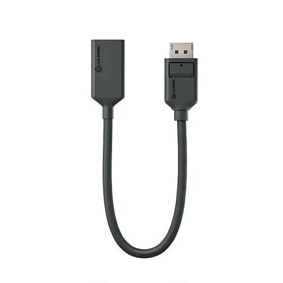 ALOGIC Elements Series DisplayPort to HDMI Active Adapter | 4K | Male to Female | 20cm (EL2DPHD4K-ADP)