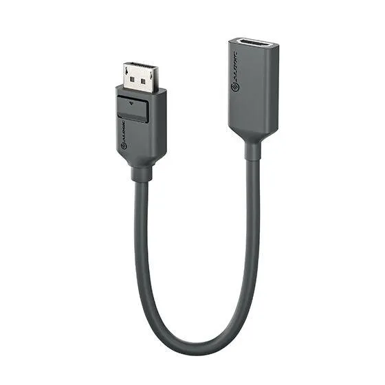 ALOGIC Elements Series DisplayPort to HDMI Active Adapter | 4K | Male to Female | 20cm (EL2DPHD4K-ADP)