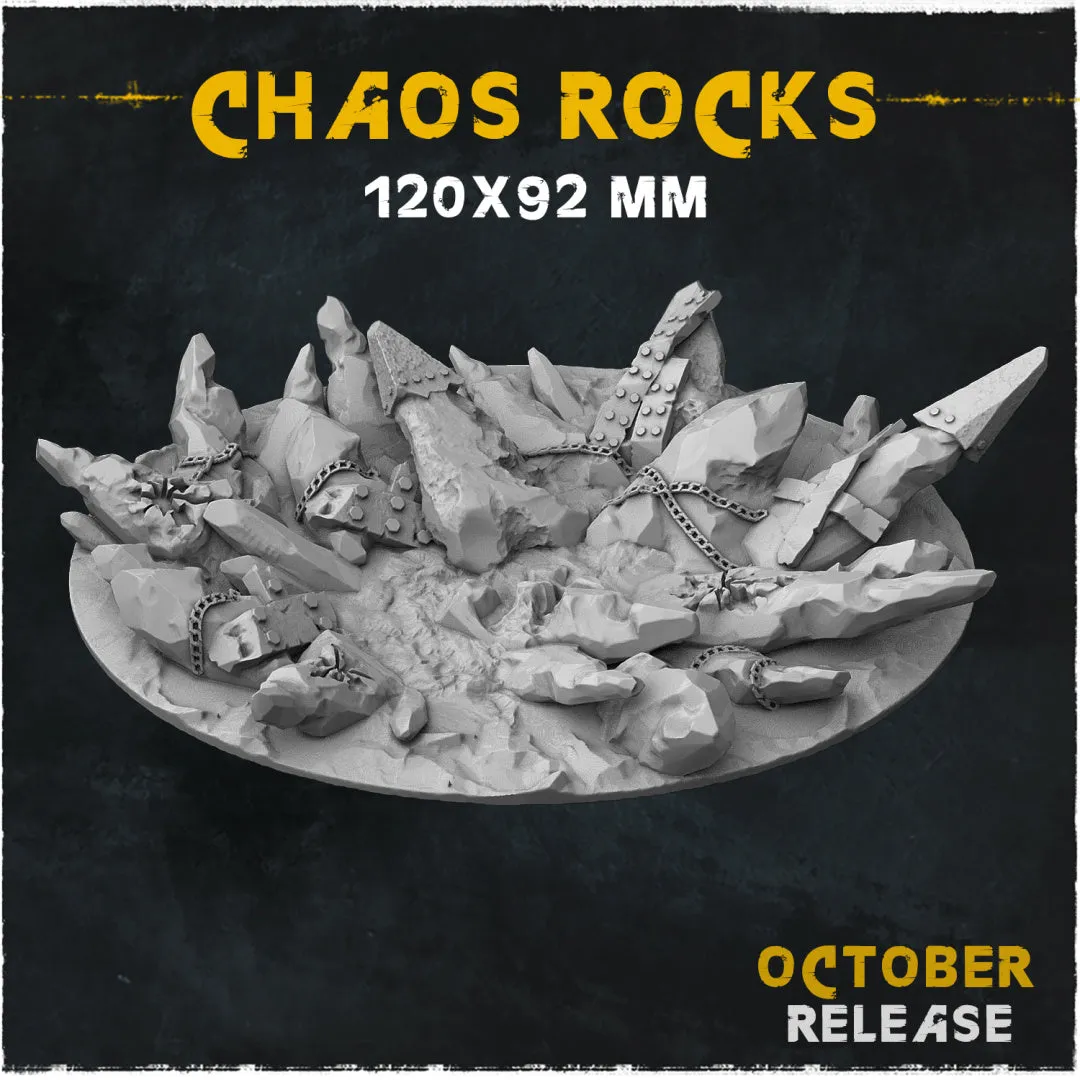 BASES - Chaos Rocks for wargames and tabletop