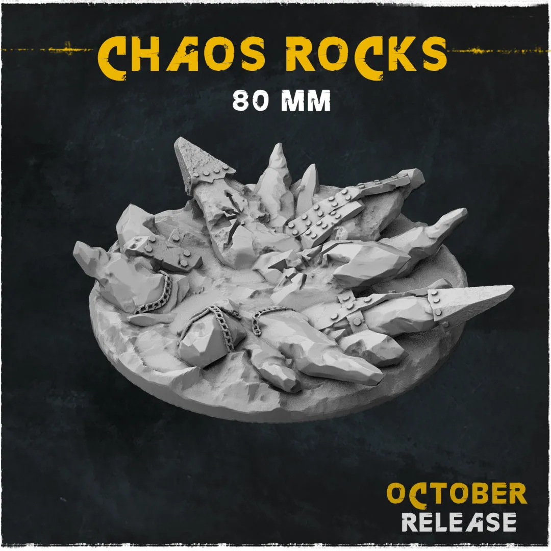 BASES - Chaos Rocks for wargames and tabletop