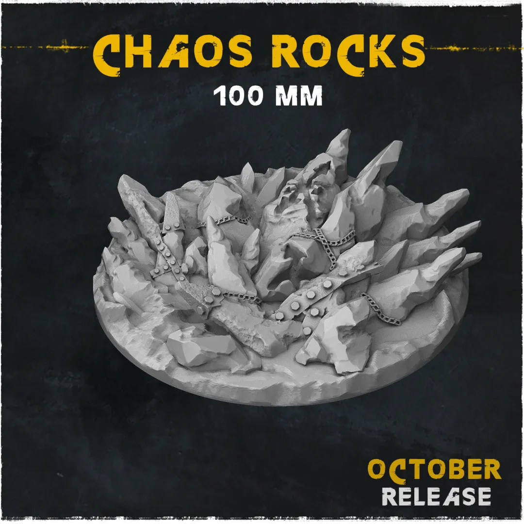 BASES - Chaos Rocks for wargames and tabletop