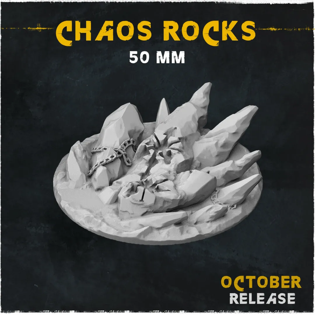 BASES - Chaos Rocks for wargames and tabletop