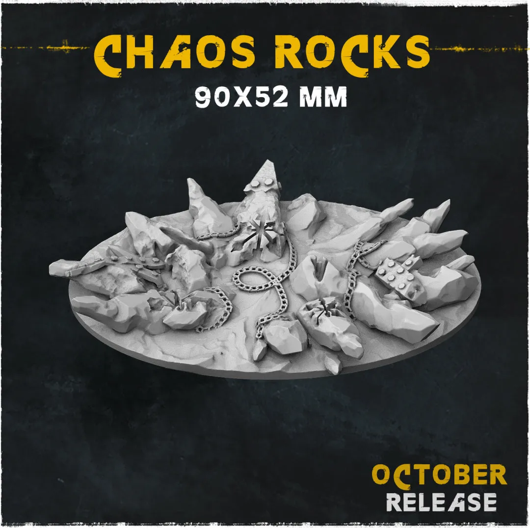 BASES - Chaos Rocks for wargames and tabletop