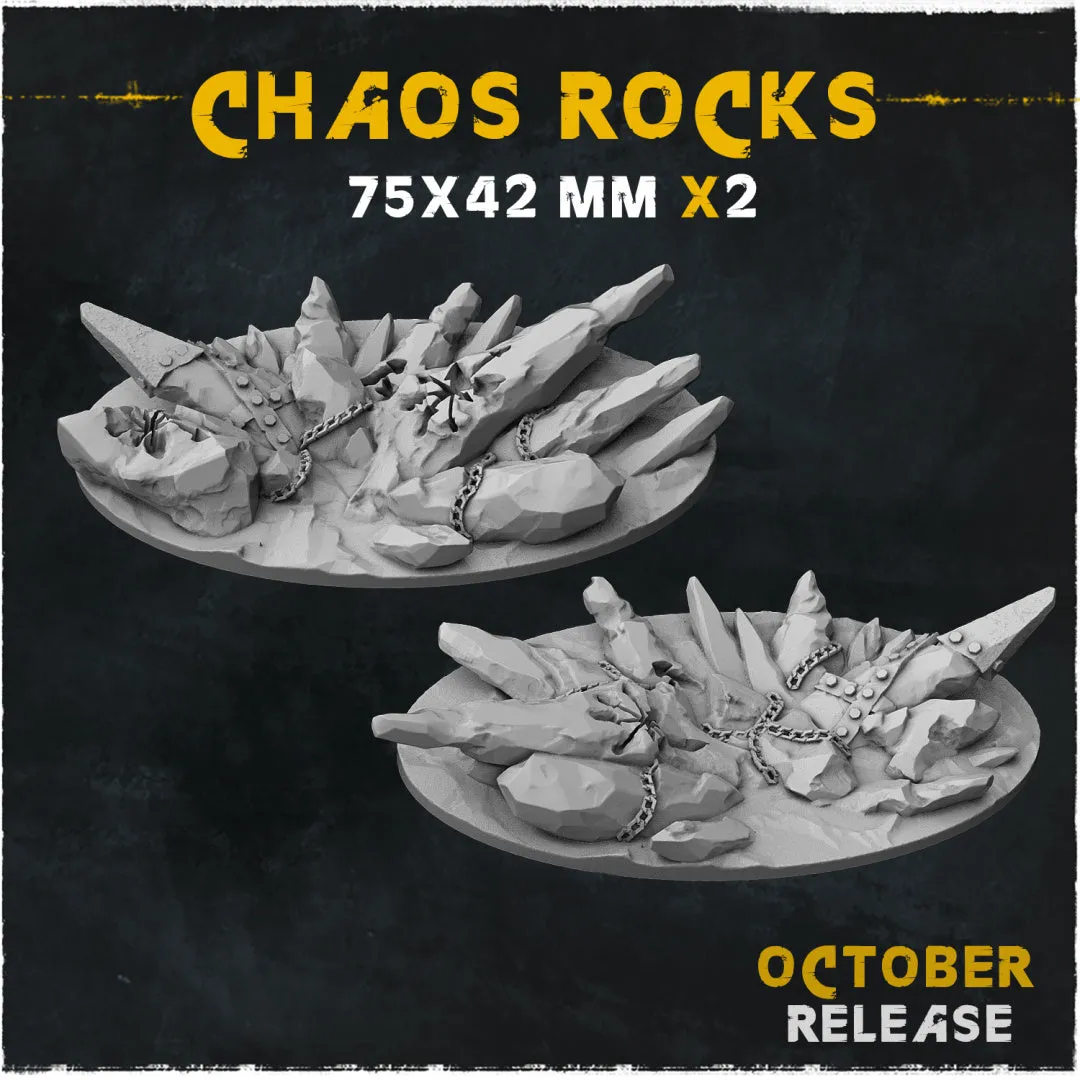 BASES - Chaos Rocks for wargames and tabletop