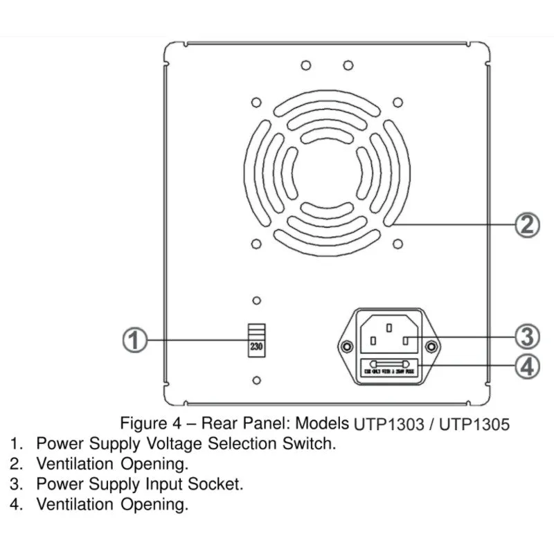 Bench Power Supply - Variable Output PSU 32V 3A