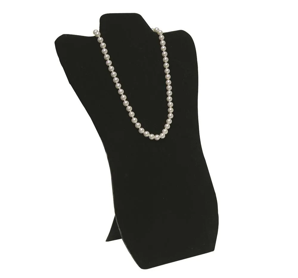 Black 14 1/8"H Necklace Display with Easel