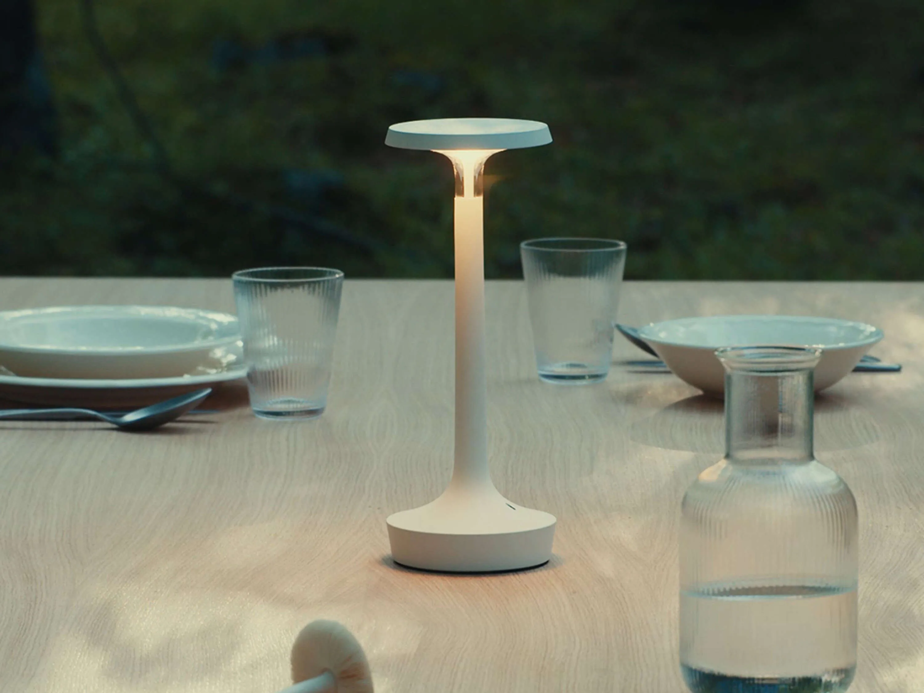 Bon Jour Unplugged Table Lamps