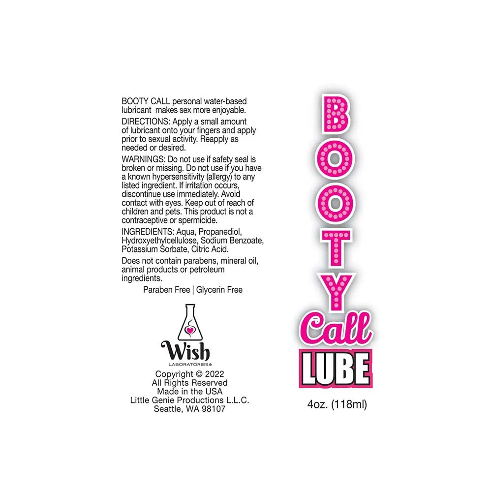 Booty Call Water-Based Lubricant Pillowpacks 65-Piece Fishbowl