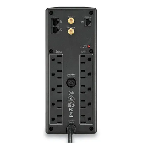 Bx1500m Back-ups Pro Bx Series Compact Tower Battery Backup System, 10 Outlets, 1500va, 789 J