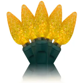C6 LED Christmas Lights 35L Yellow