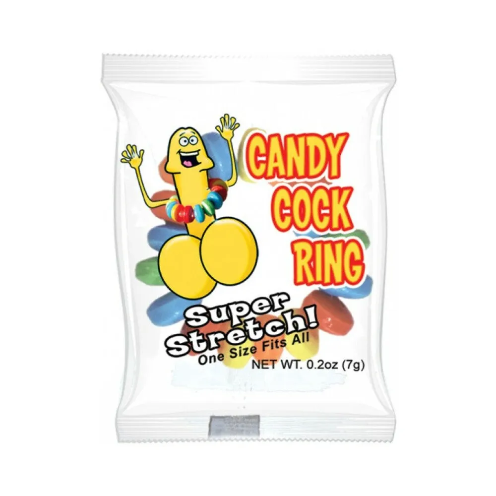 Candy Cock Ring 50 Pcs/Display