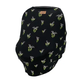 Car Seat Cover in Midnight Lily