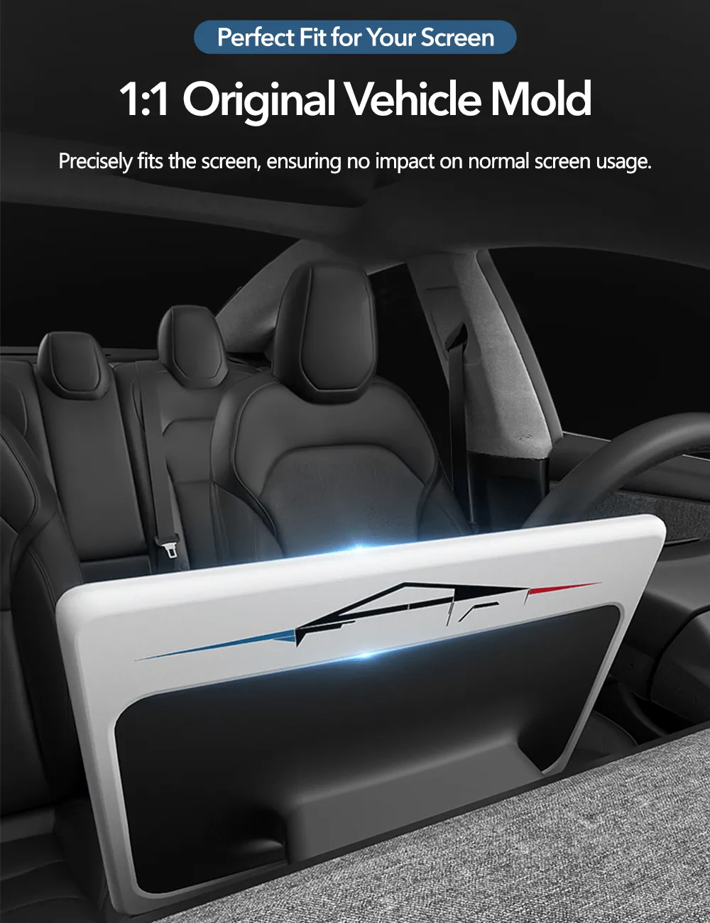 Central Screen Protector Frame for Tesla Model 3 Highland