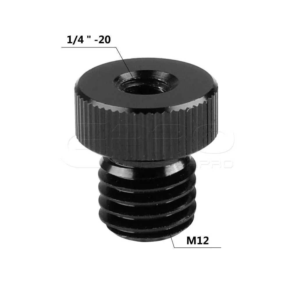 CGPro 15mm Aluminum Rod  Extension M12 Thread 4-18 inch (Pair)