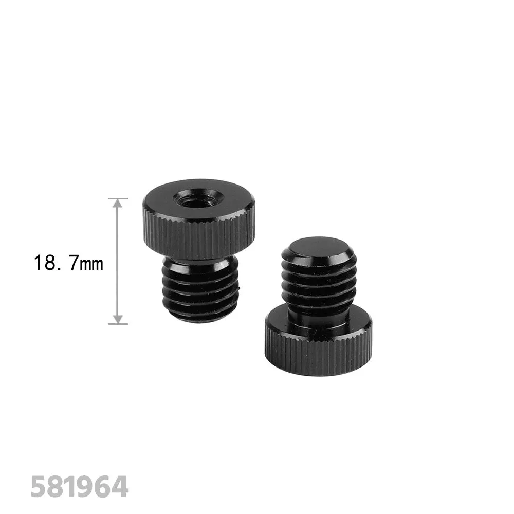 CGPro 15mm Aluminum Rod  Extension M12 Thread 4-18 inch (Pair)