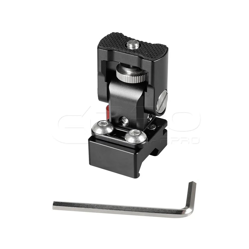 CGPro Camera Monitor Support Holder With 1/4"-20 Mounting Stud & QR NATO Clamp