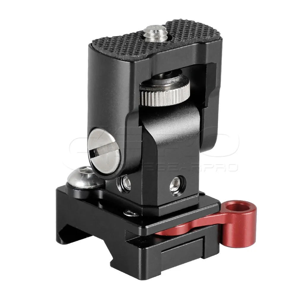 CGPro Camera Monitor Support Holder With 1/4"-20 Mounting Stud & QR NATO Clamp