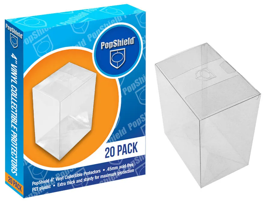 Clear 4" Vinyl Collectible Toy POP Protector Case by Popshield