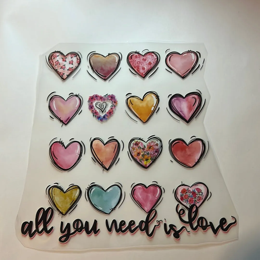 Clear Film Screenprint Transfers