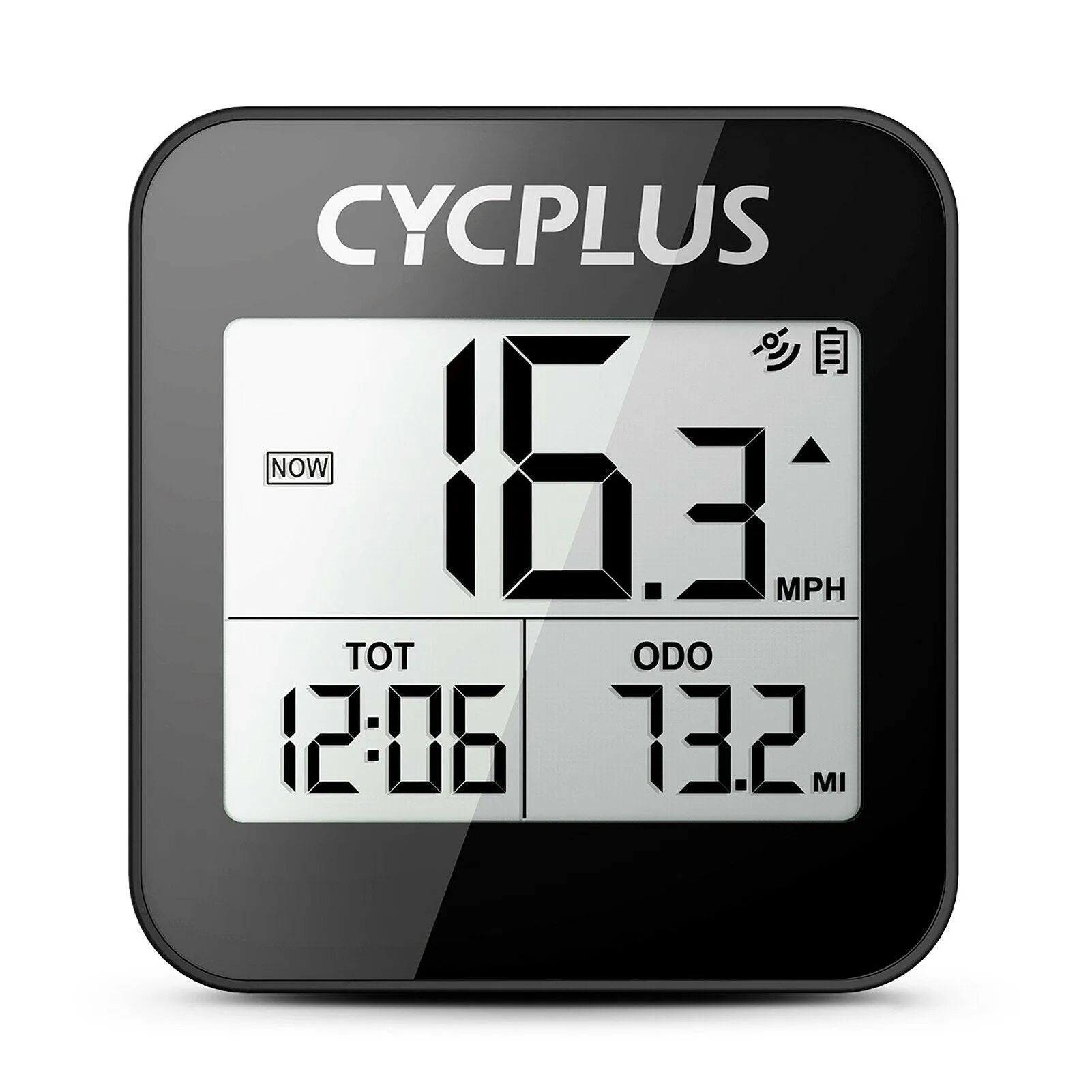 CYCPLUS Wireless GPS Bike Computer with Mount Holder IPX6 Waterproof Cycling Speedometer Bike Stopwatch