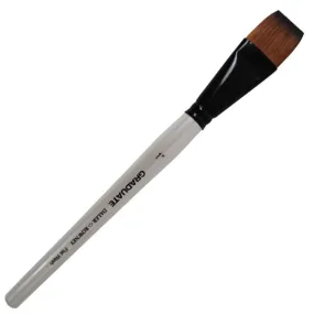 Daler Rowney Graduate Brush Short Handle Synthetic Flat Wash 1=25mm