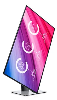 Dell Ultrasharp 24" QHD (Non-Touch) IPS LED Monitor, 16:9, 5 ms, Black- DELL-U2419HC (Certified Refurbised)