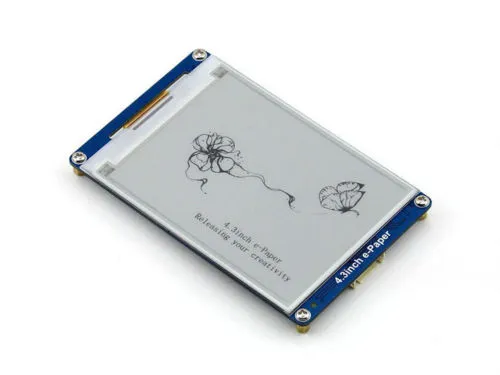 [Discontinued] 4.3" E-Ink 800×600 LCD Display 128MB UART Serial Port