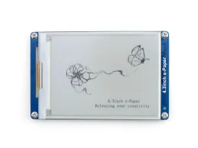 [Discontinued] 4.3" E-Ink 800×600 LCD Display 128MB UART Serial Port