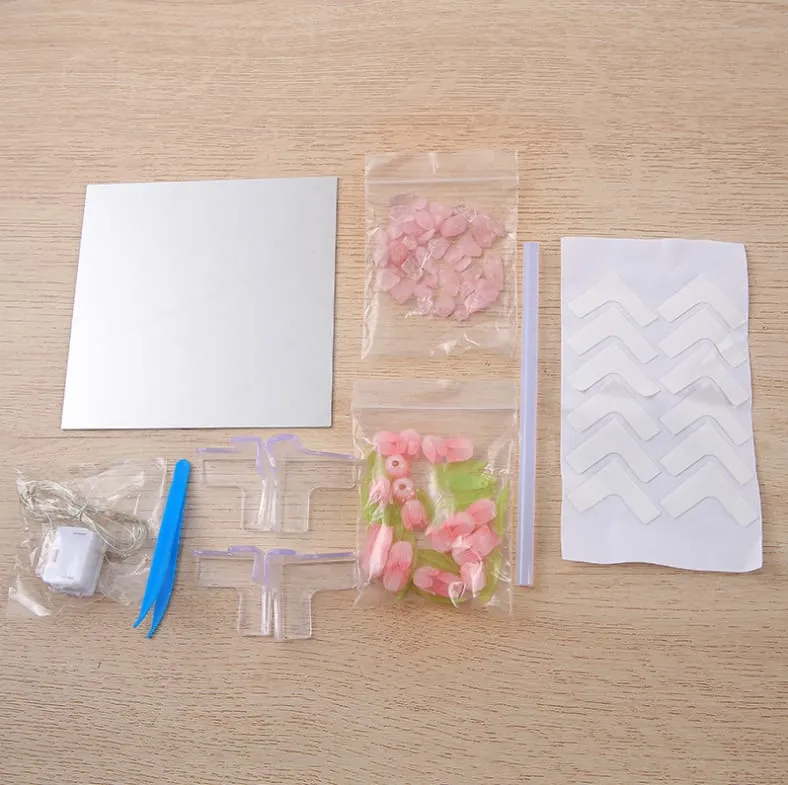 DIY (3D Tulip Led Lamp - Pink - 20 Tulips  NO COD ALLOWED ON THIS PRODUCT)