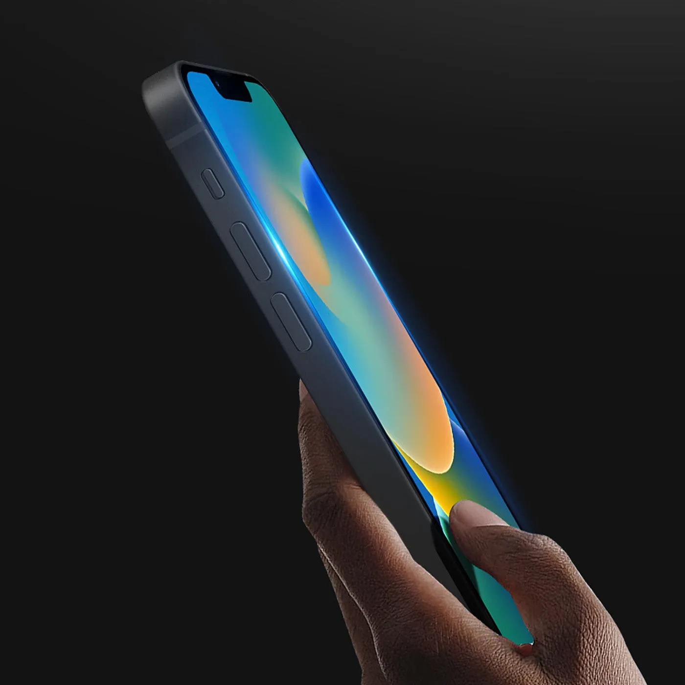 DUX DUCIS Tempered Glass Screen Protector Guard for Apple iPhone 14 Plus - Black