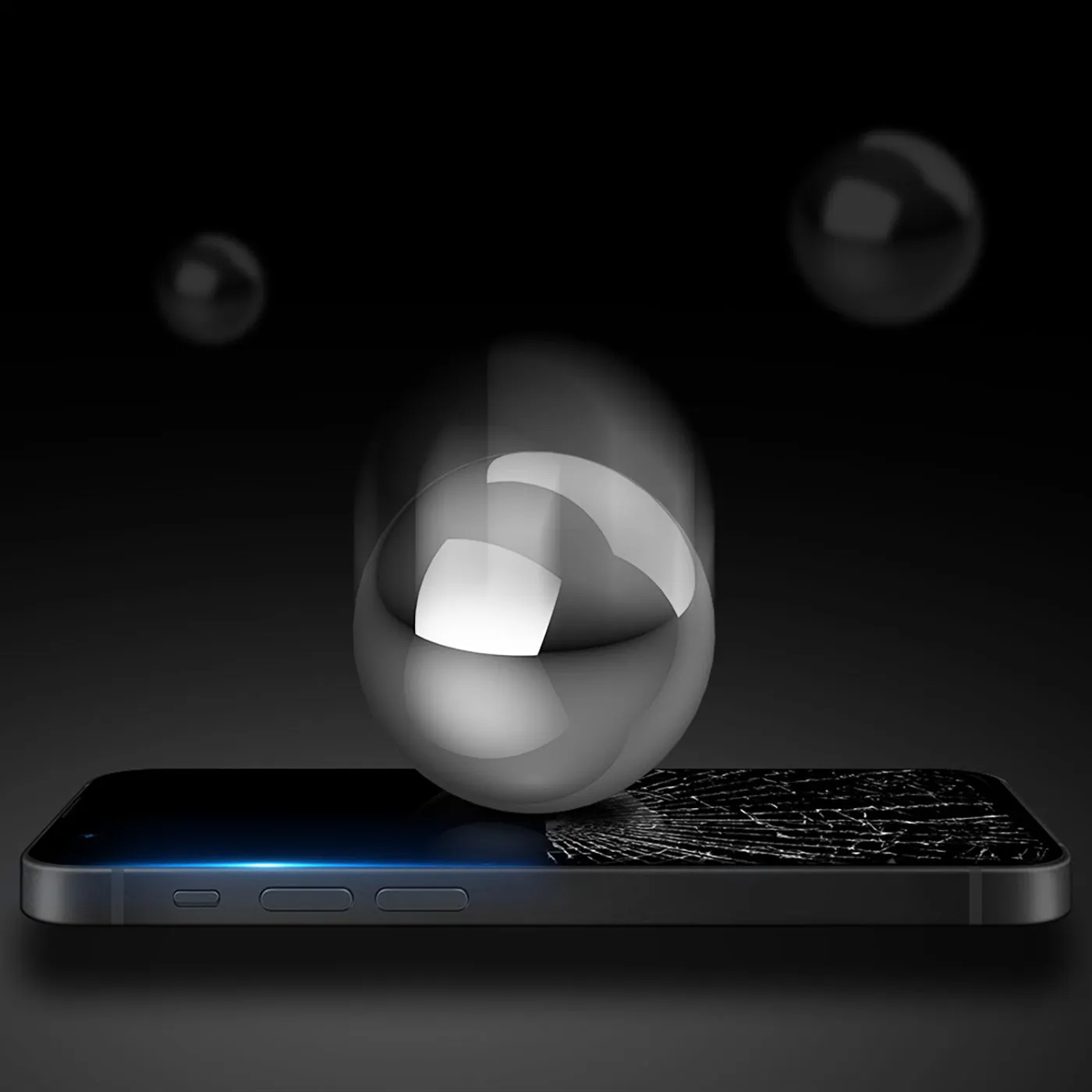 DUX DUCIS Tempered Glass Screen Protector Guard for Apple iPhone 14 Plus - Black