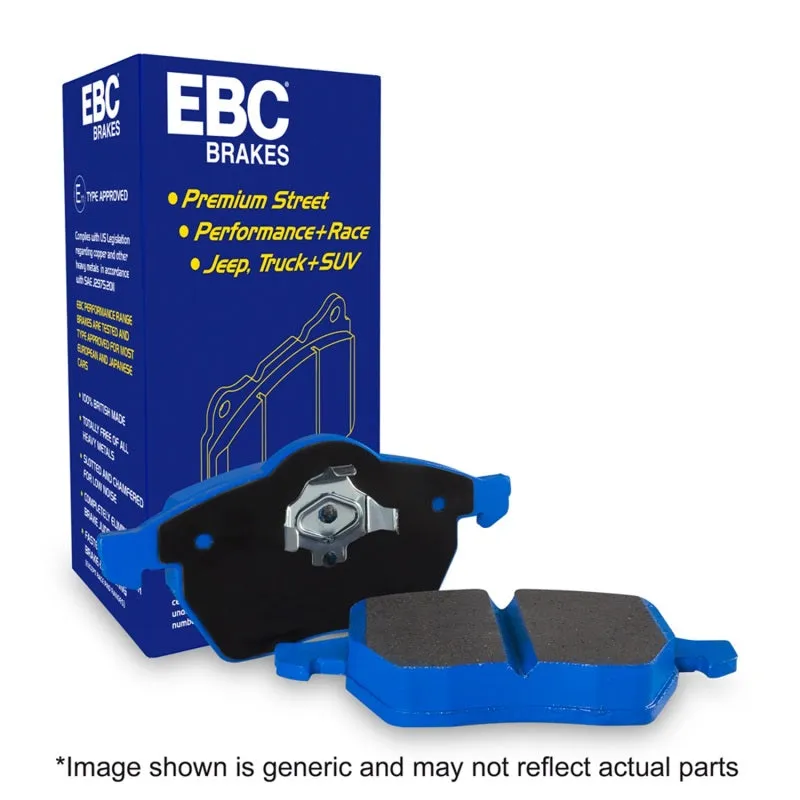 EBC 2018  Audi TT RS Quattro 2.5L Turbo Bluestuff Rear Brake Pads