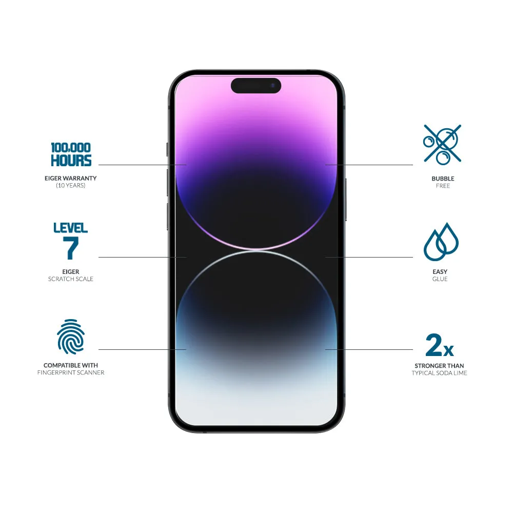 Eiger Mountain Glass 2.5D Screen Protector for Apple iPhone 13 / 13 Pro / 14