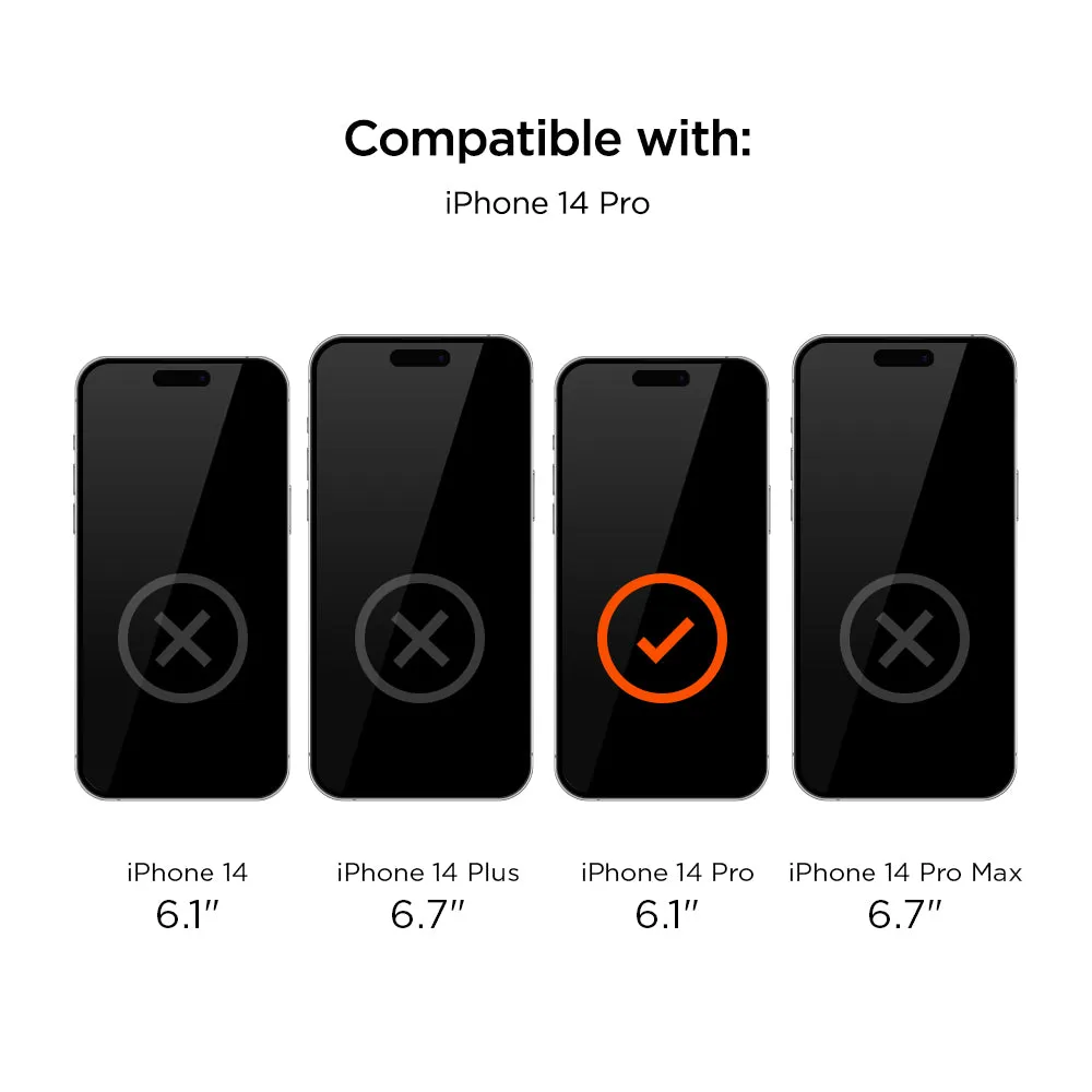 Eiger Mountain Glass 2.5D Screen Protector for Apple iPhone 14 Pro