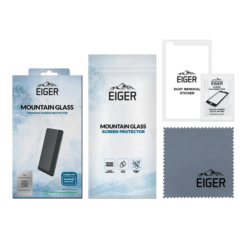 Eiger Mountain Glass 2.5D Screen Protector for Apple iPhone 14 Pro