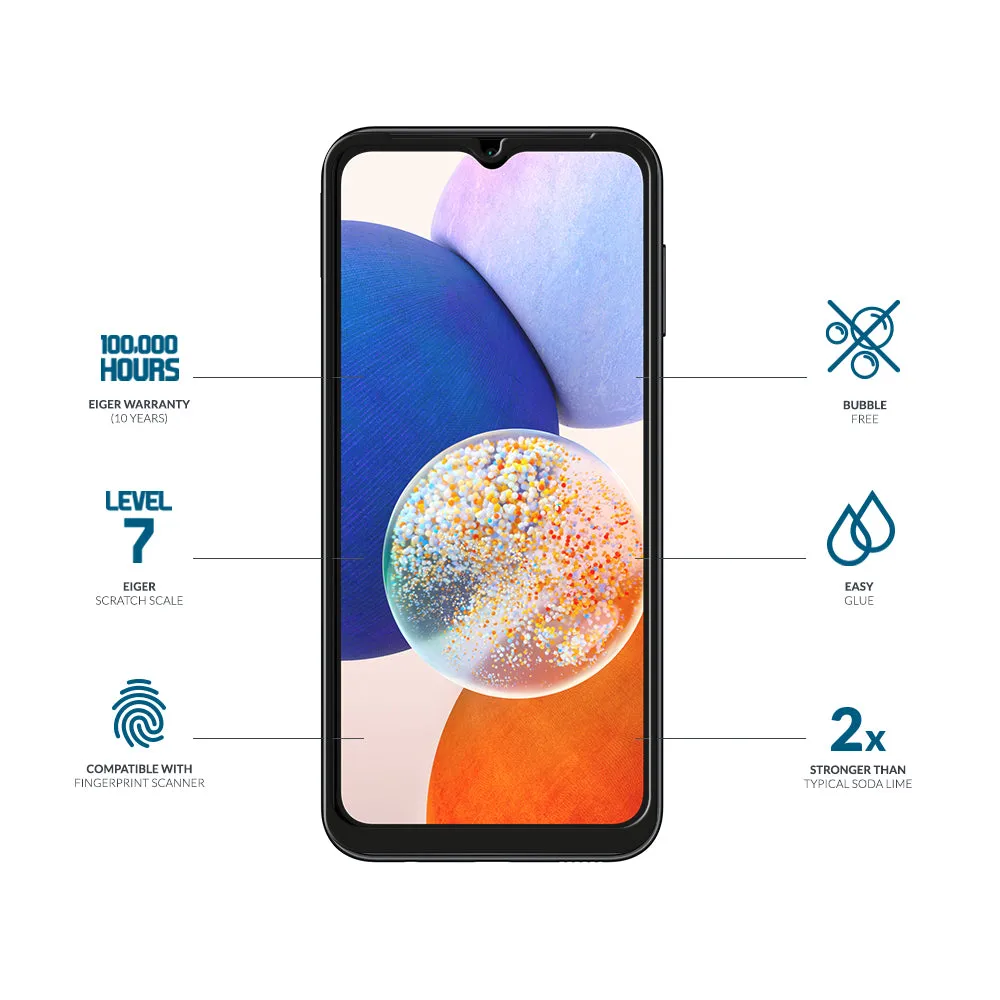 Eiger Mountain Glass 3D Screen Protector for Samsung Galaxy A14 5G / A14 4G