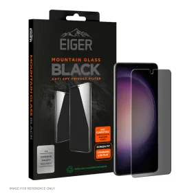 Eiger Mountain Glass Black Privacy 2.5D Screen Protector for Samsung Galaxy S22  / S23 