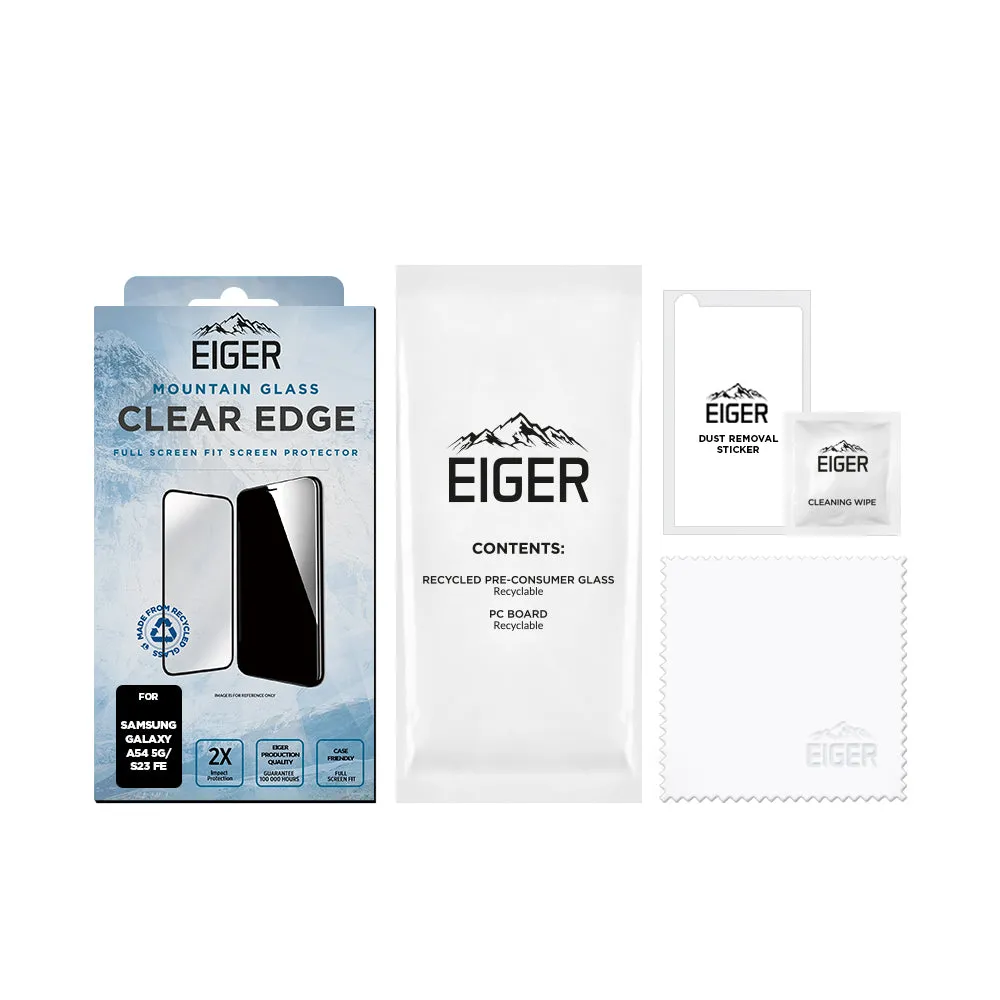 Eiger Mountain Glass CLEAR EDGE for Samsung Galaxy A54 5G / S23 FE